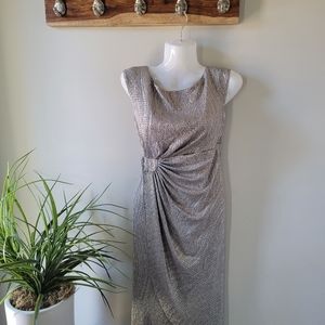 Midi dress silver